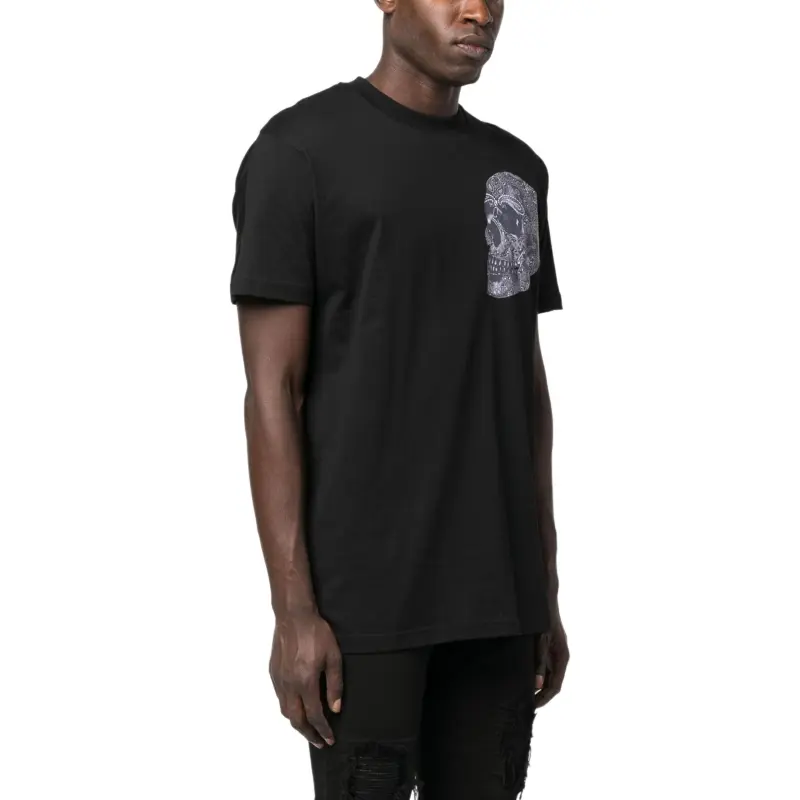 PHILIPP PLEIN Skull print Cotton T shirt-3
