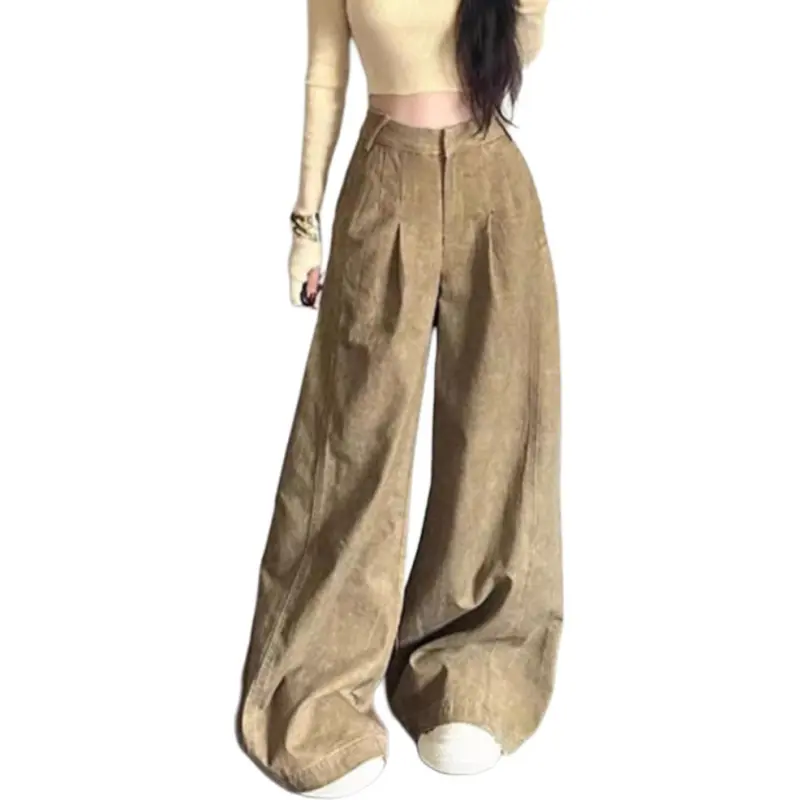 NHZN Jeans Women's Khaki-2