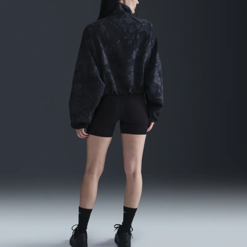 Nike Oversized Jacquard Track Jacket 'Black/Anthracite/Black'-3