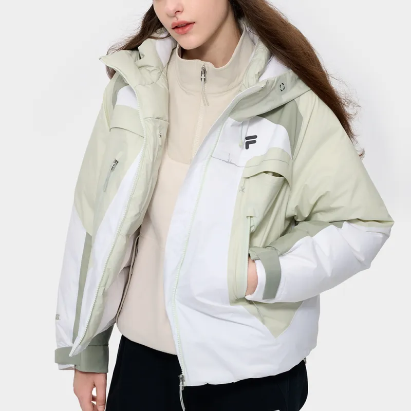 FILA FUSION FW24 Down Jacket Women's Standard White-4