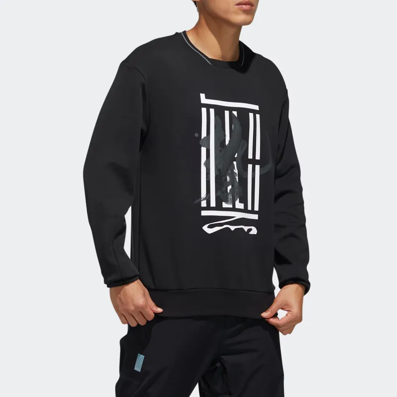Adidas Sweatshirts Men Black-4