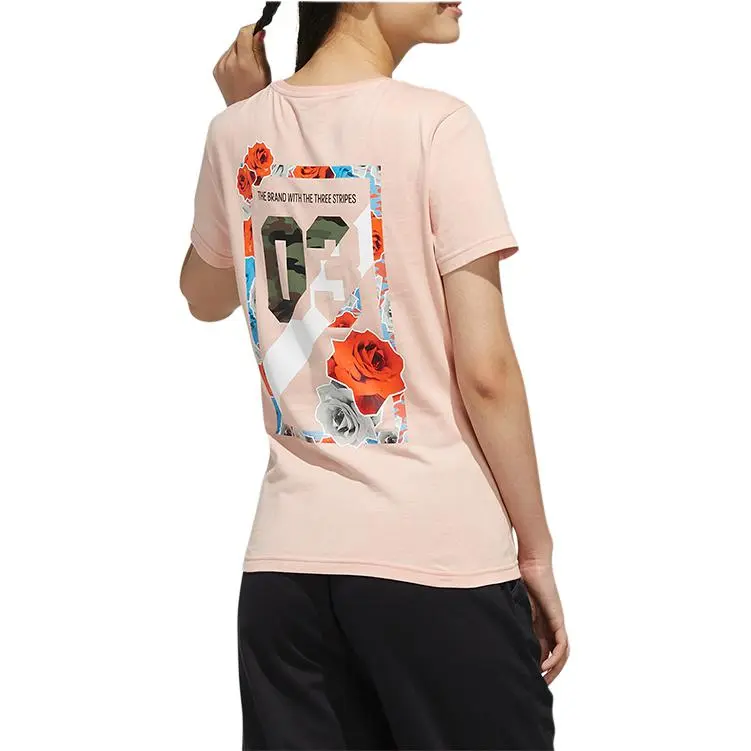 Adidas Neo T Shirt Women's Pink-3