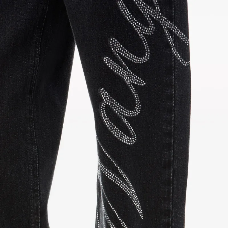Alexander Wang Logo Embellished Jeans-4