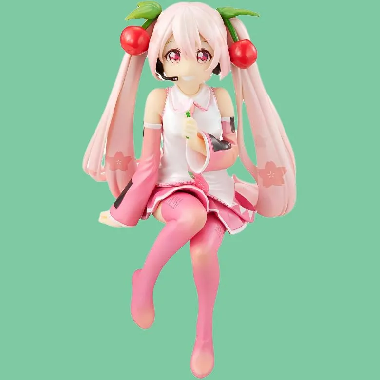 FURYU Hatsune Miku Vocaloid Sakura Hatsune 2022 Pearlescent Noodle Stopper Bonus Gifts-2