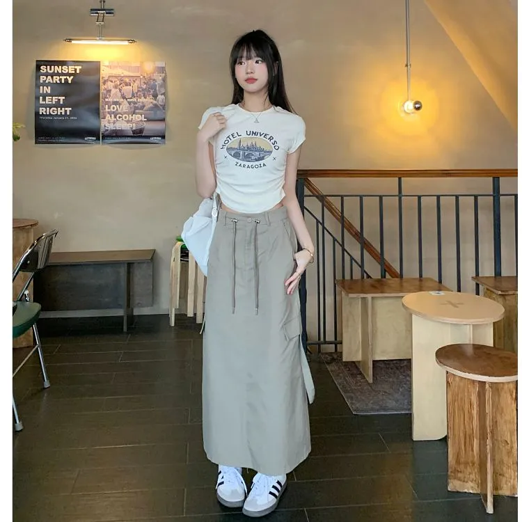 GULIANFEI Casual Long Skirt Women's-2