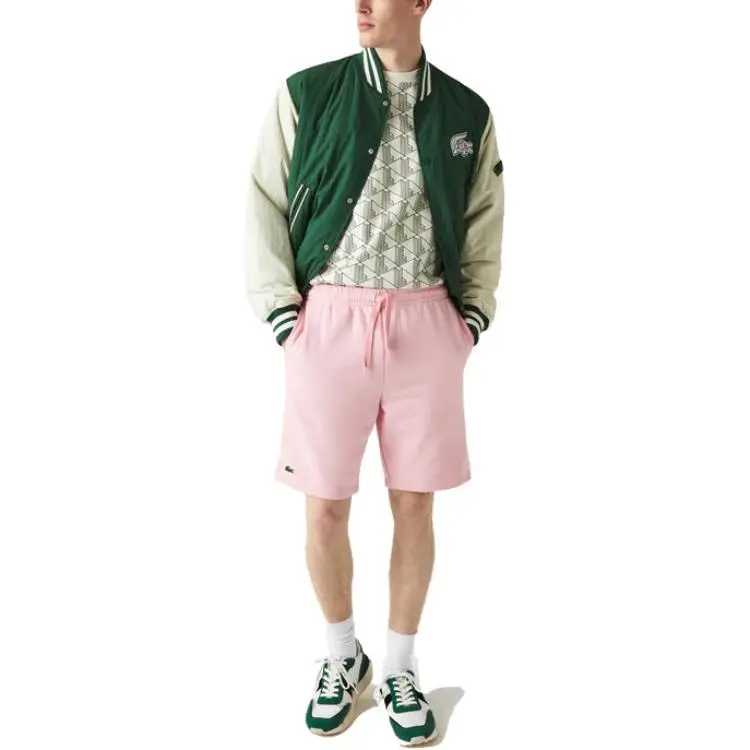 LACOSTE Casual Shorts Men's Pink-1