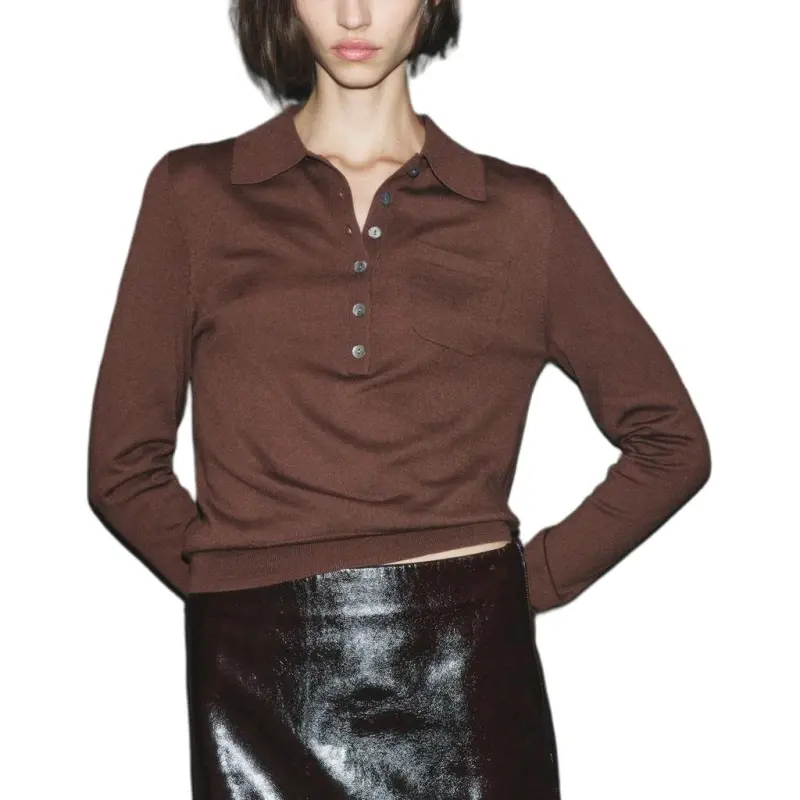 ZARA Knitwear Women's Brown-3