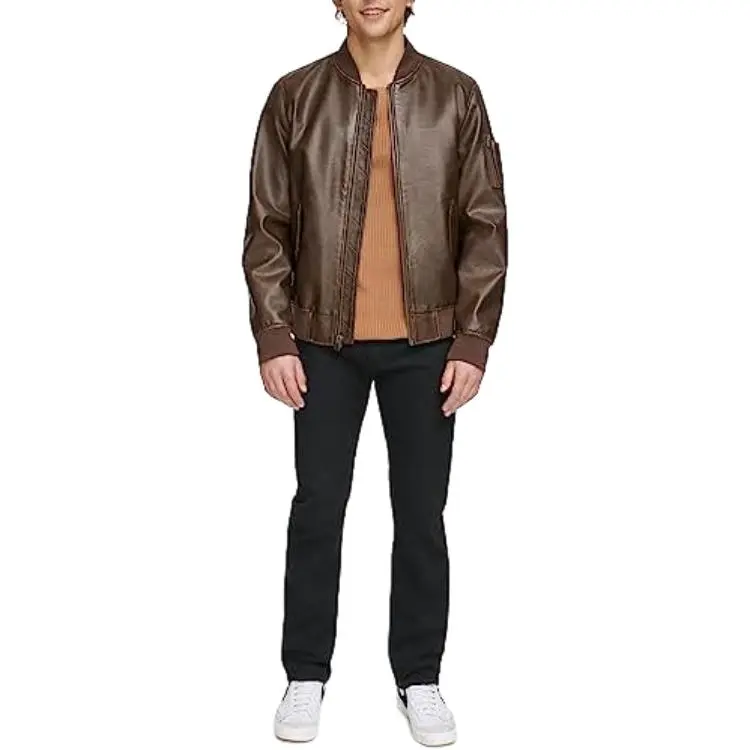 Levis Jackets Men Brown-2