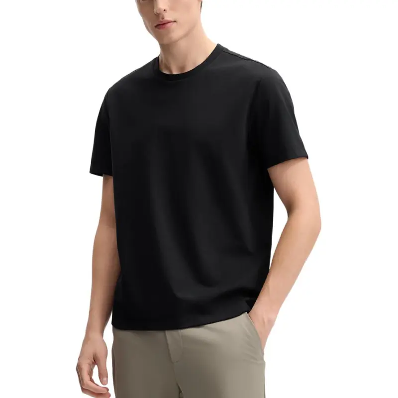 FILA WHITE T Shirt Men's Jet Black-3