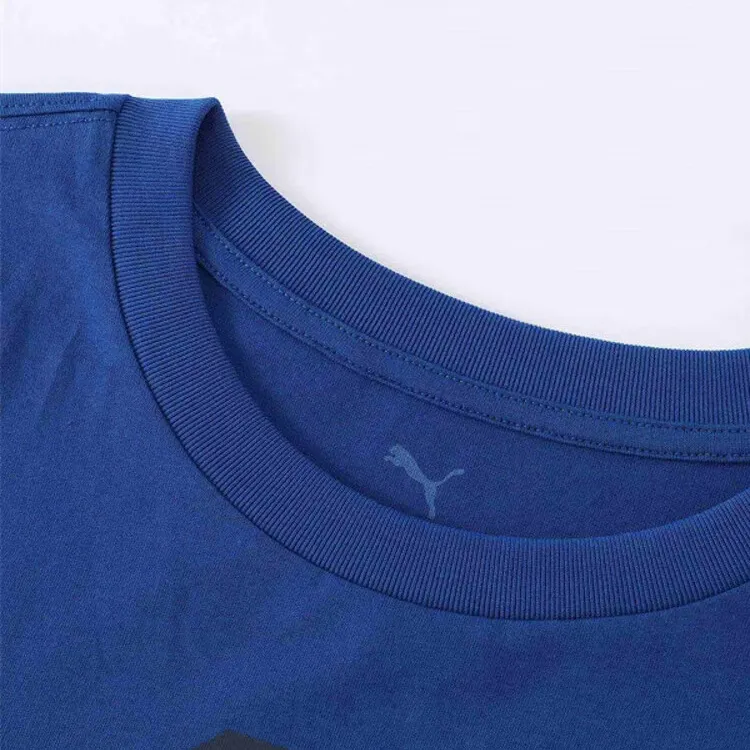 PUMA Power Graphic T Shirt Men's Blue Glaze Color-2