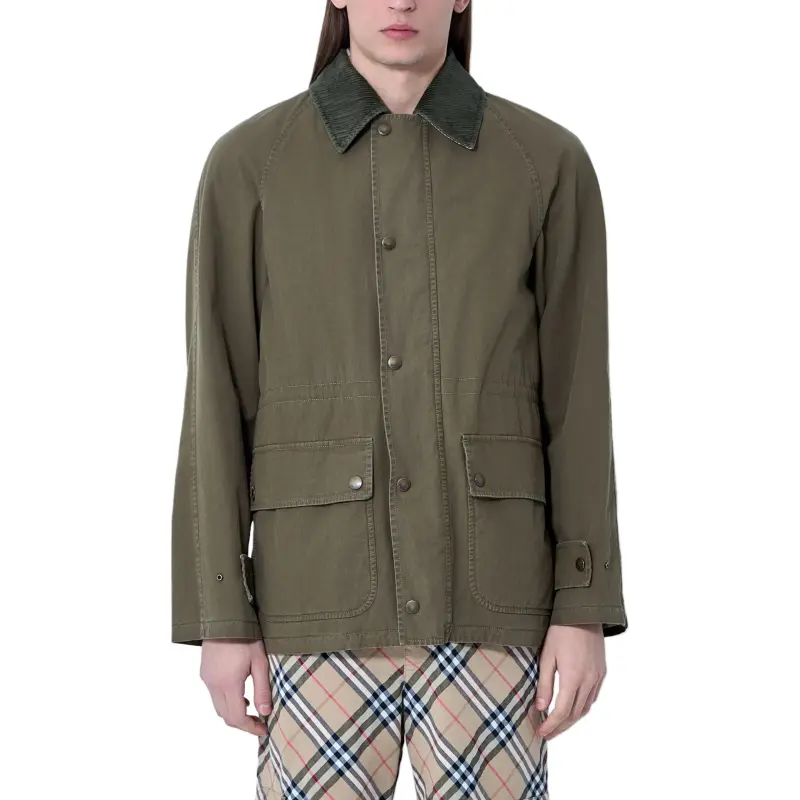 Burberry Long Sleeved Press Stud Jacket-2