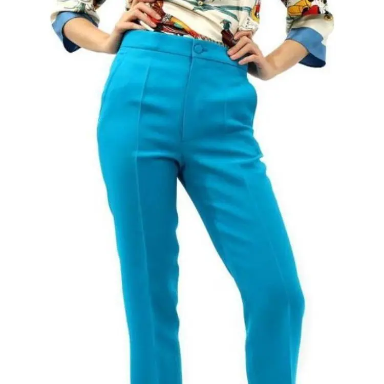GUCCI Suit Trousers Women's Blue-3
