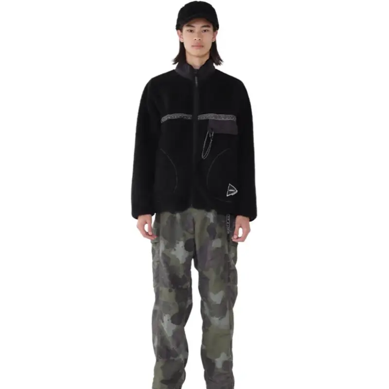 And Wander X Gramicci And Wander Collaboration Velvet Jackets Unisex-1