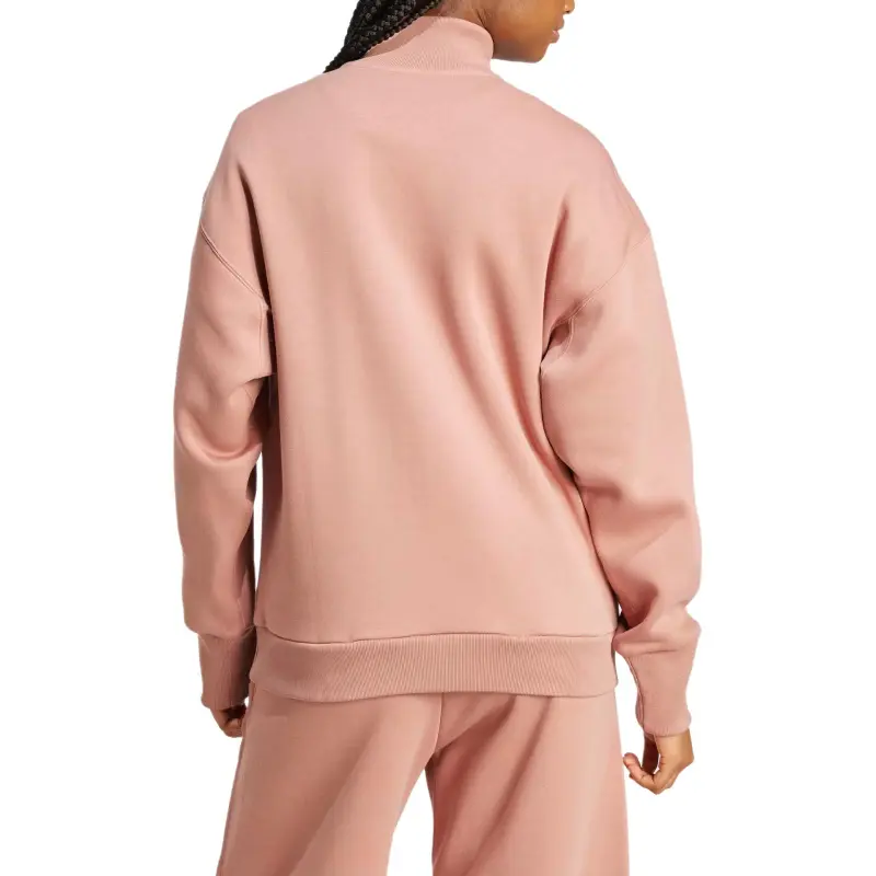 Adidas Free Shipping With AdiClub All Szn Fleece Loose Quarter Zip Sweatshirt-3