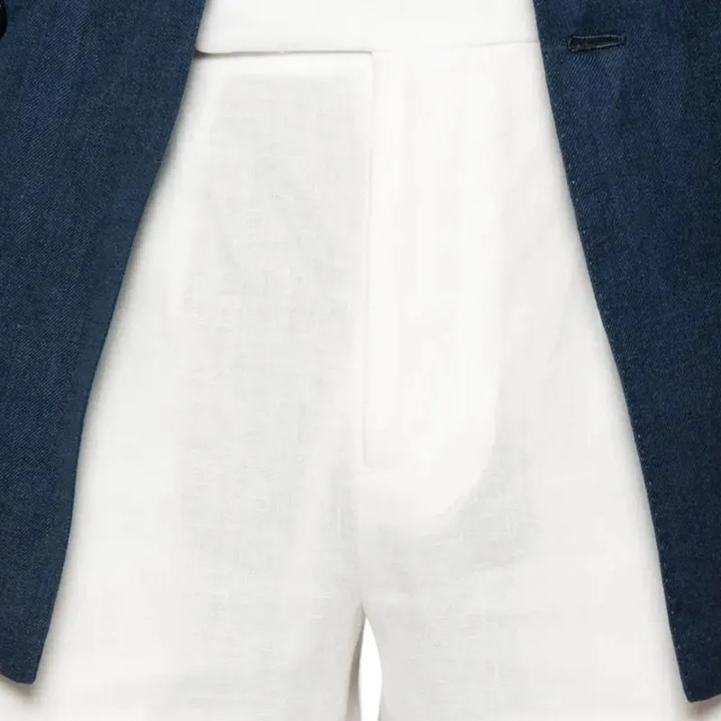 Ralph Lauren Purple Label Casual Pants Men's White-4