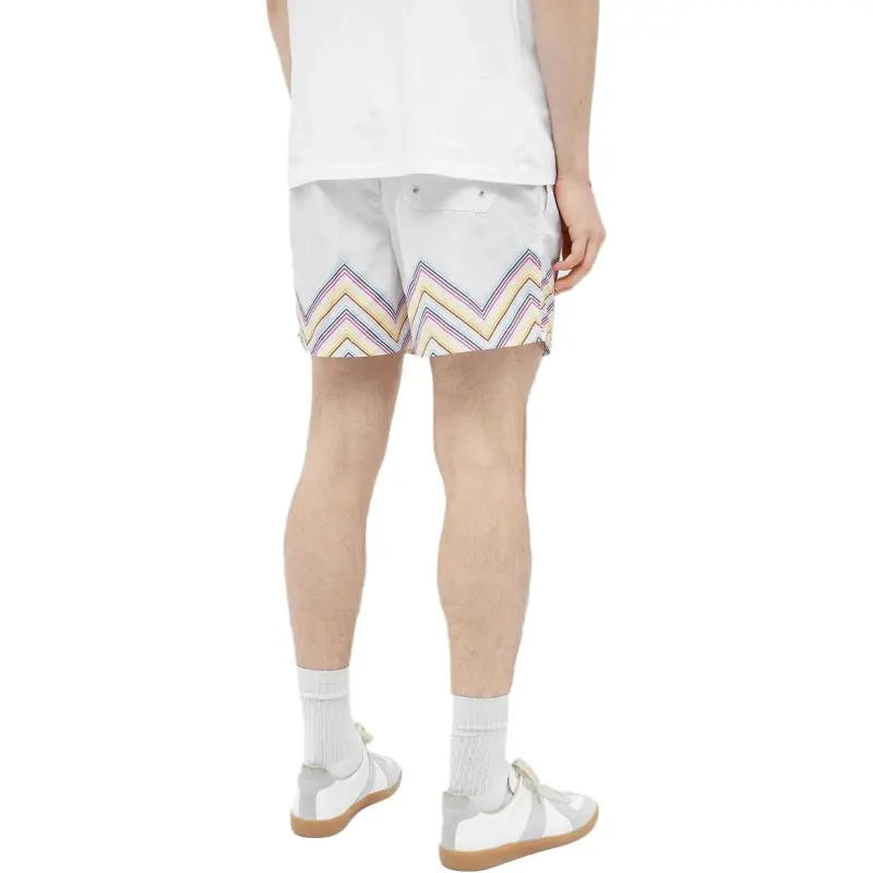MISSONI Zig Zag Printed Stretched Beach Shorts-4