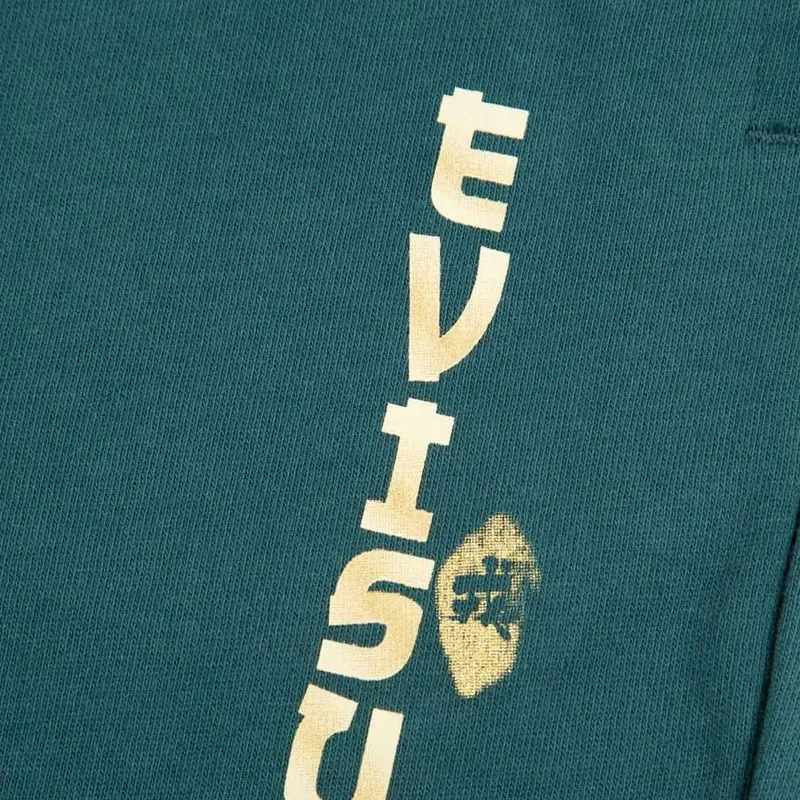 EVISU Knitted Sweatpants Men's Dark Blue-2