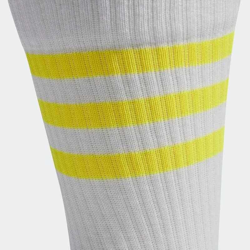 Adidas Knee-High Socks Unisex 1 Pack White Yellow-1