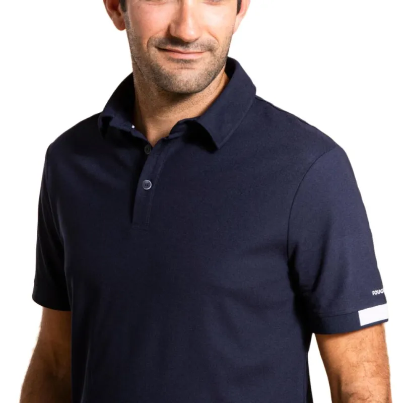 DECATHLON Polo Shirt Men's Blue Black-1