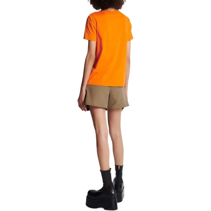 BALMAIN T Shirts Women's Orange-3