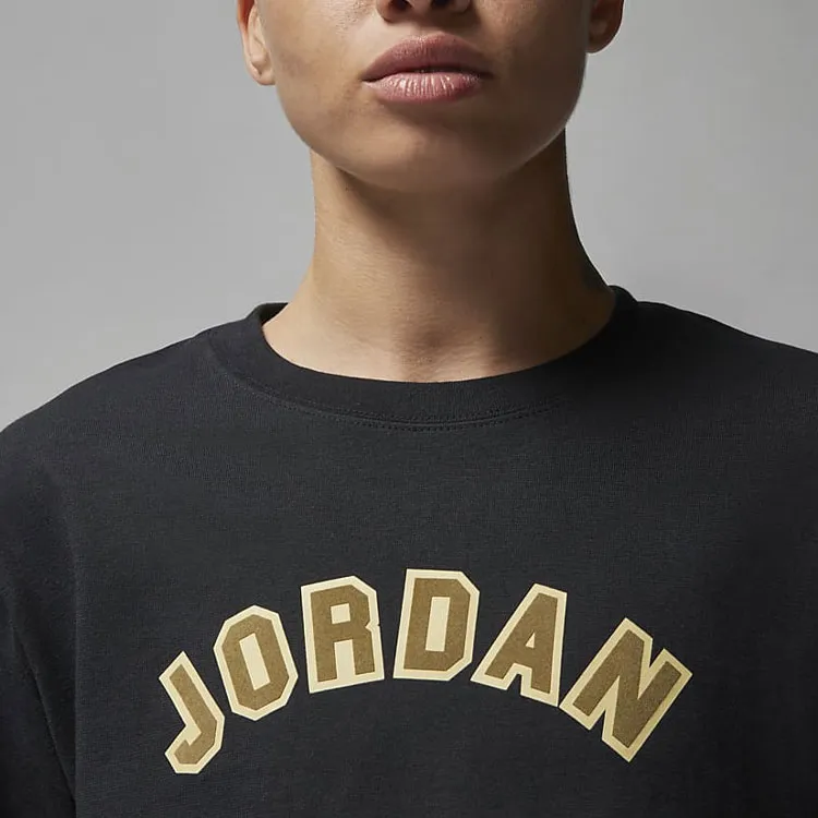 Jordan Crop Tops Women's Black-3
