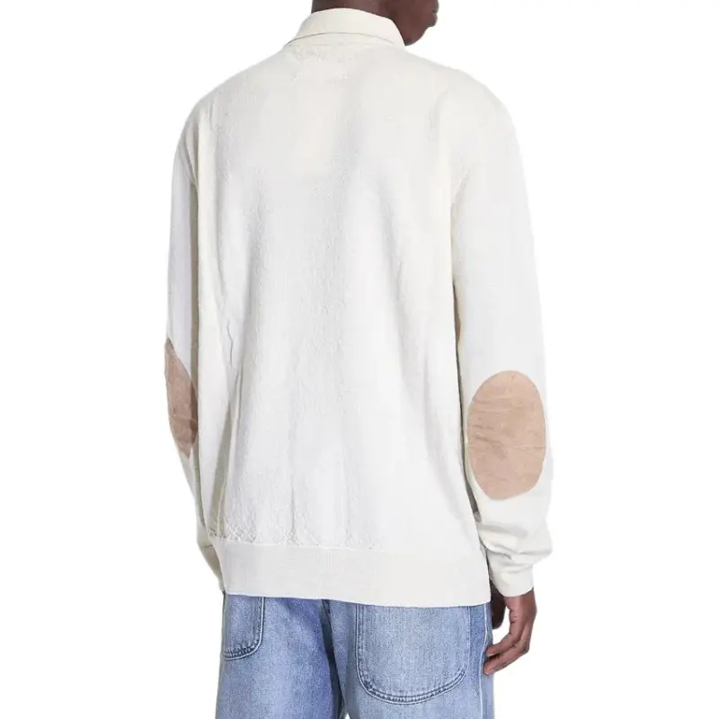 Maison Margiela Straight Hem Knitted Polo Shirt-2
