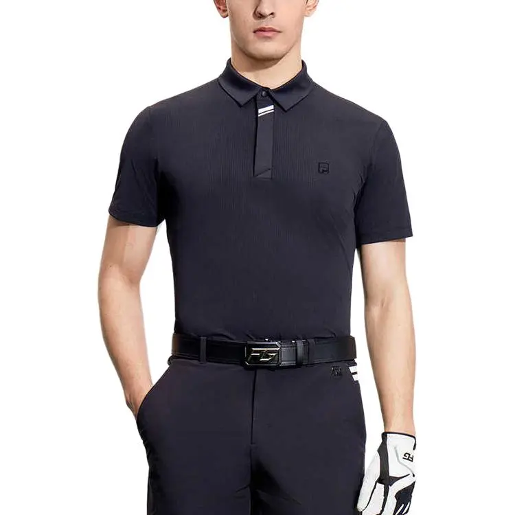 FILA Supercar Inspiration Collection Polo Shirt Men's Pitch Black-4