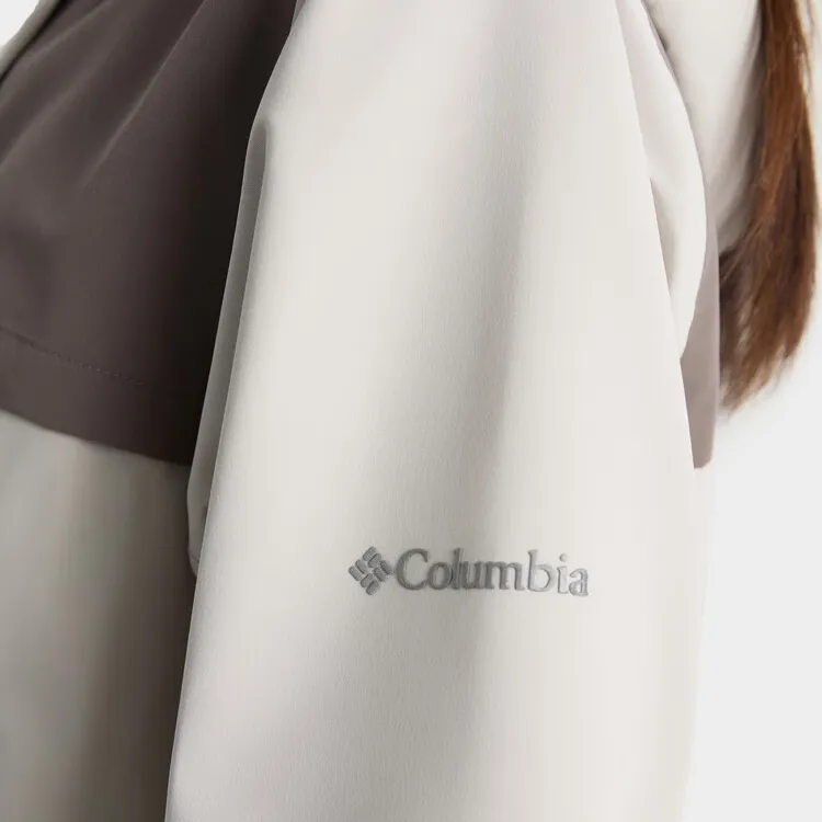 Columbia Transit SS25 Hiking Waterproof And Warm Windbreaker Jacket Women's White-3