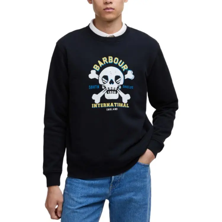 BARBOUR Sweatshirts Men Black-1