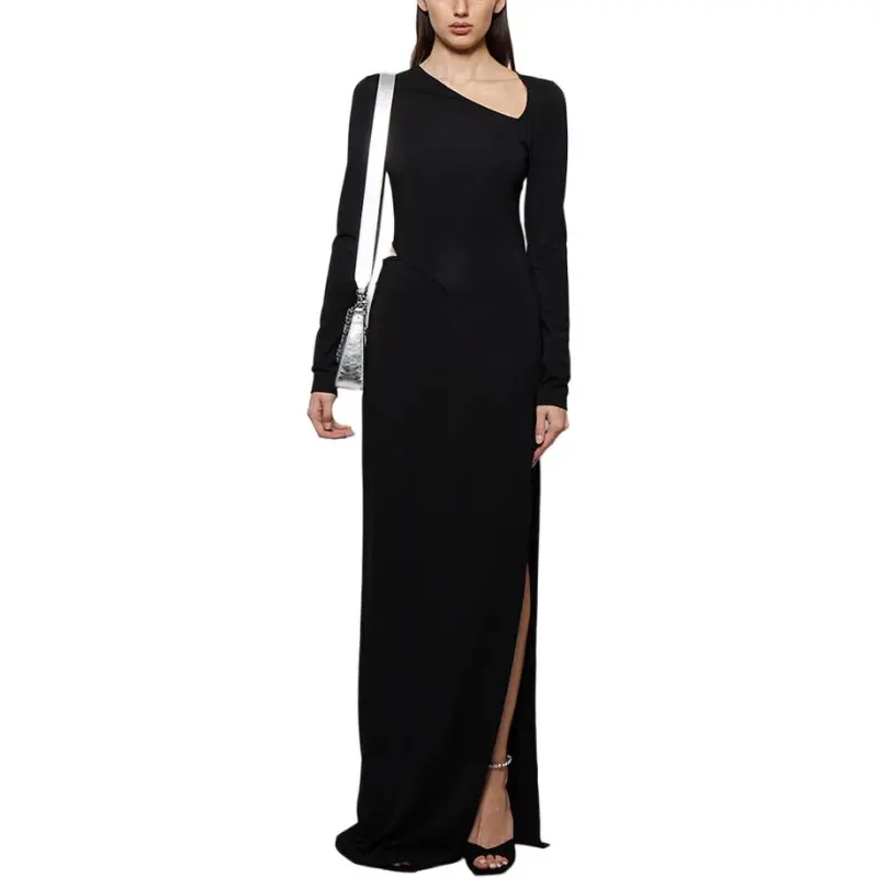 GIVENCHY SS23 Long Sleeved Dresses Women's Black-2