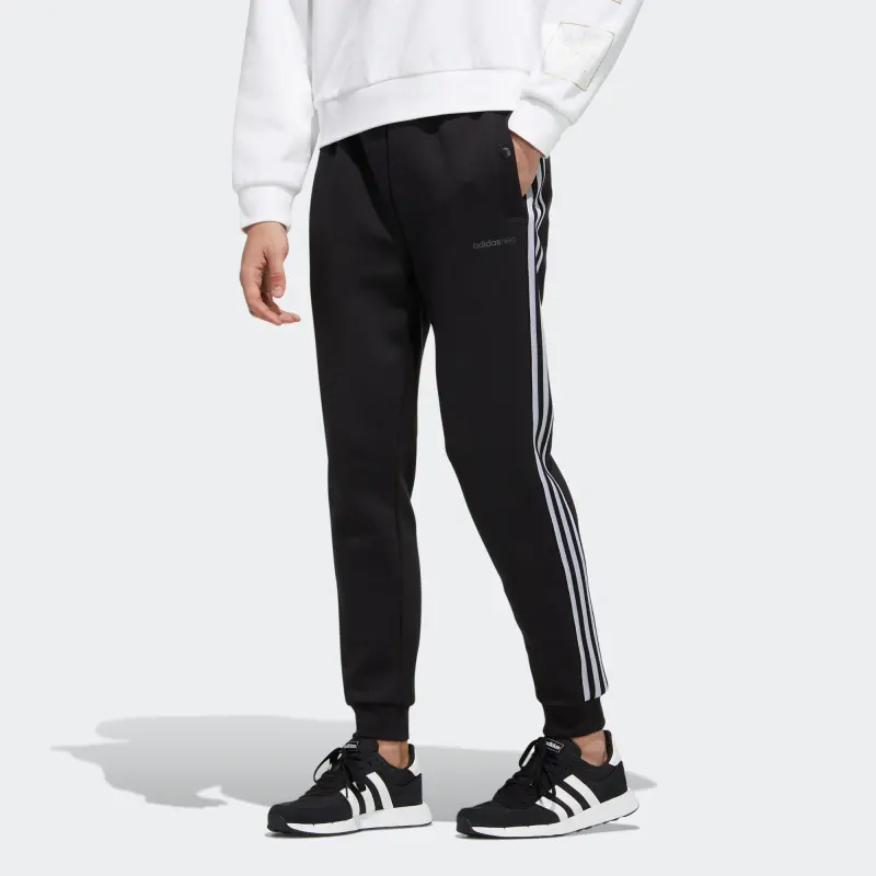 Adidas Neo Knitted Sweatpants Men's Black-2