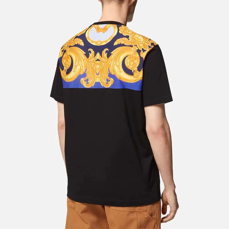 VERSACE SS23 Holiday T Shirts Men Black-2