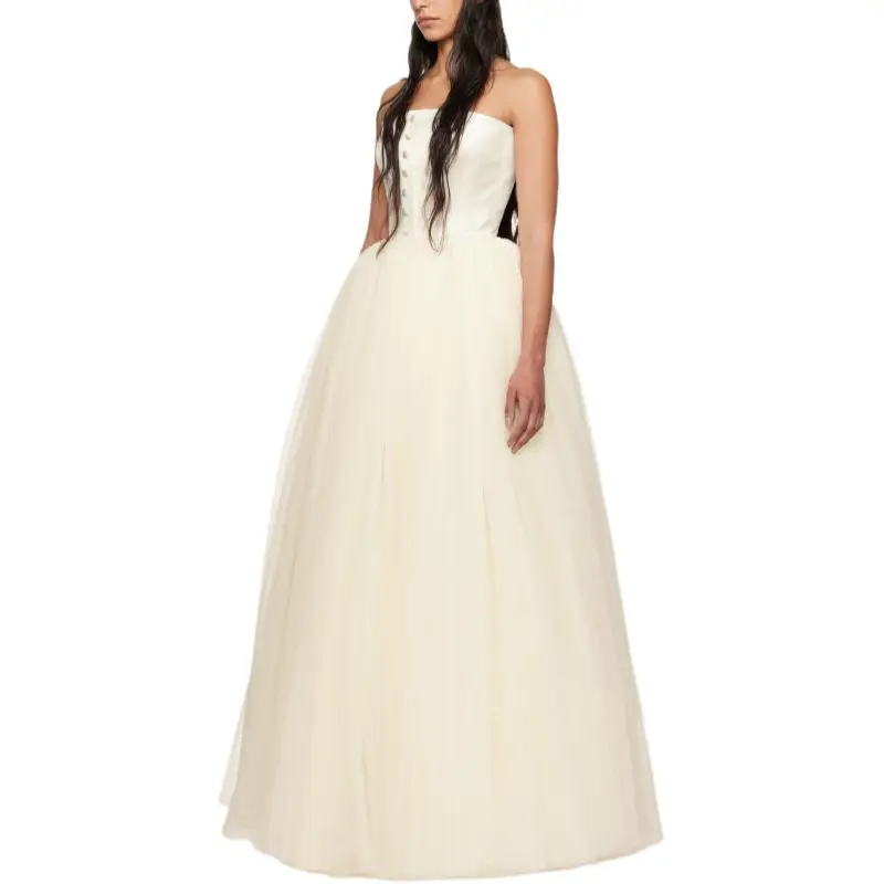 BODE Sleeveless Dress Women's White-2