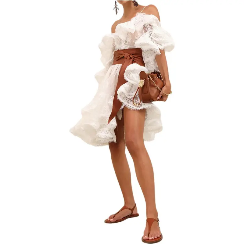 Zimmermann SS25 Slip Dress Women's Ivory White-4
