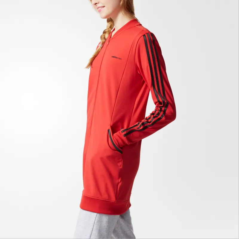 Adidas Neo Jacket Women's Red/Black-4