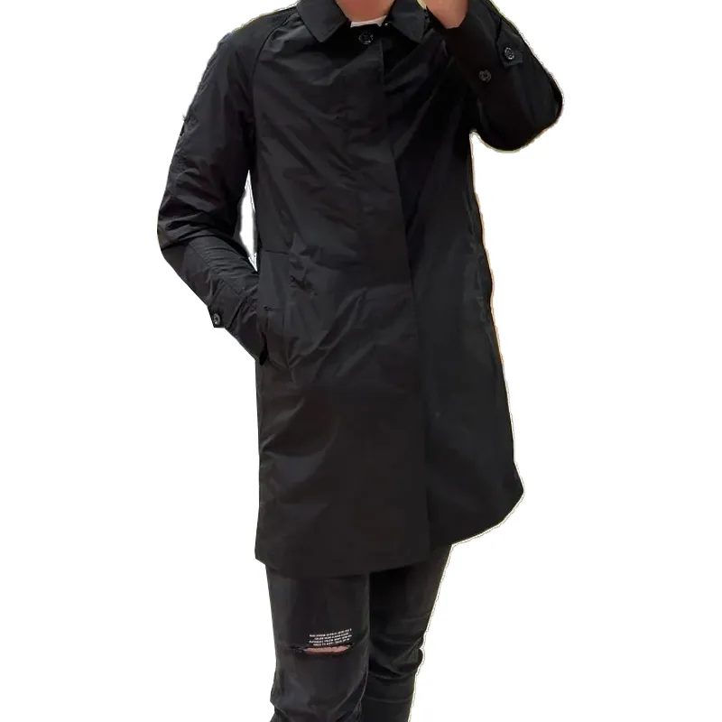 Burberry FW23 Trench Coat Men's Dark Blue-2