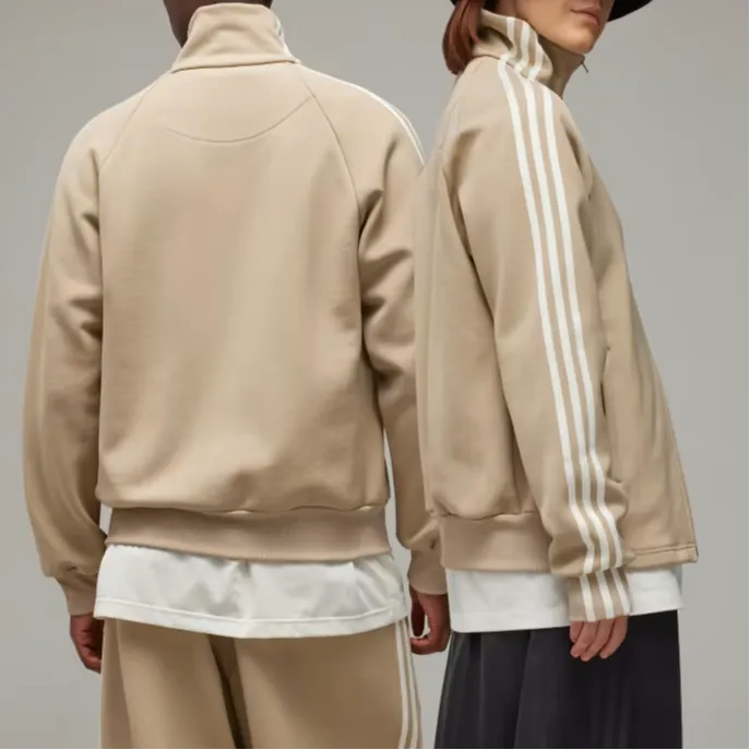 Y 3 3 Stripe Zipped Track Jacket-4