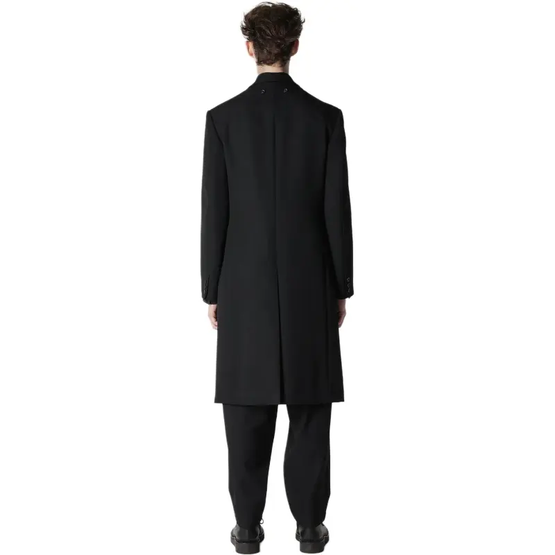 Yohji Yamamoto Pour Homme Army Gabardine Lapel Attachable Jacket-4