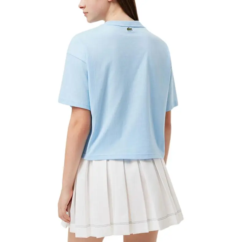 LACOSTE SS22 T Shirt Women's Blue-3