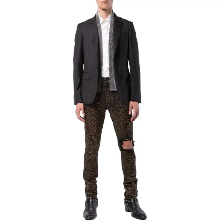 AMIRI Foil Broken Leopard Jean-1