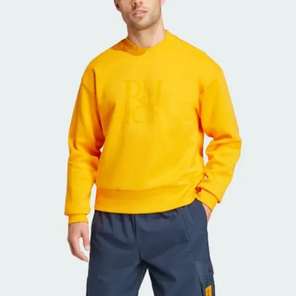 Adidas Real Madrid Sweatshirt Men's Yellow-1