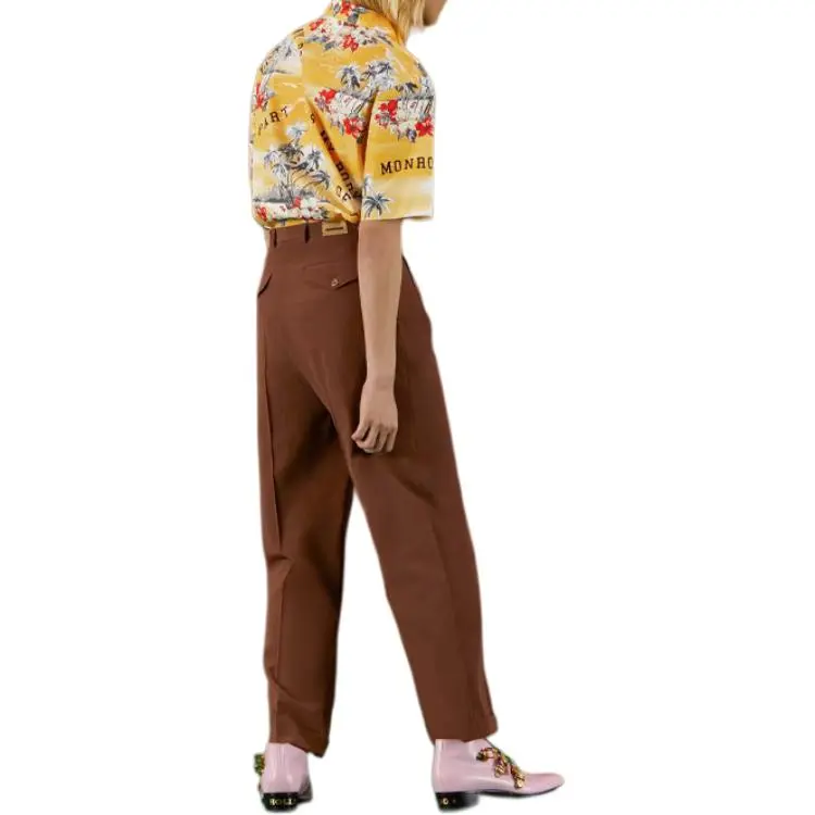 GUCCI Printed Cotton Poplin Bowling Shirt-2