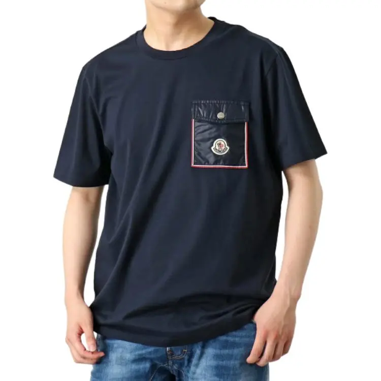 Moncler SS22 T Shirts Men Blue-3