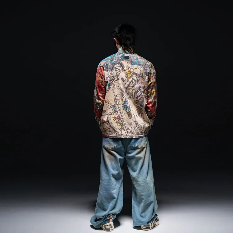 VESSEL x MARVEL/, Jacket Unisex Sky Blue-2