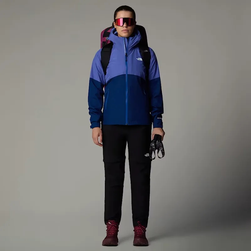THE NORTH FACE DIABLODryvent Dynamic Zip In Comaptible Jacket Women's Indigo Plum/Estate Blue/Iron Bronze-3