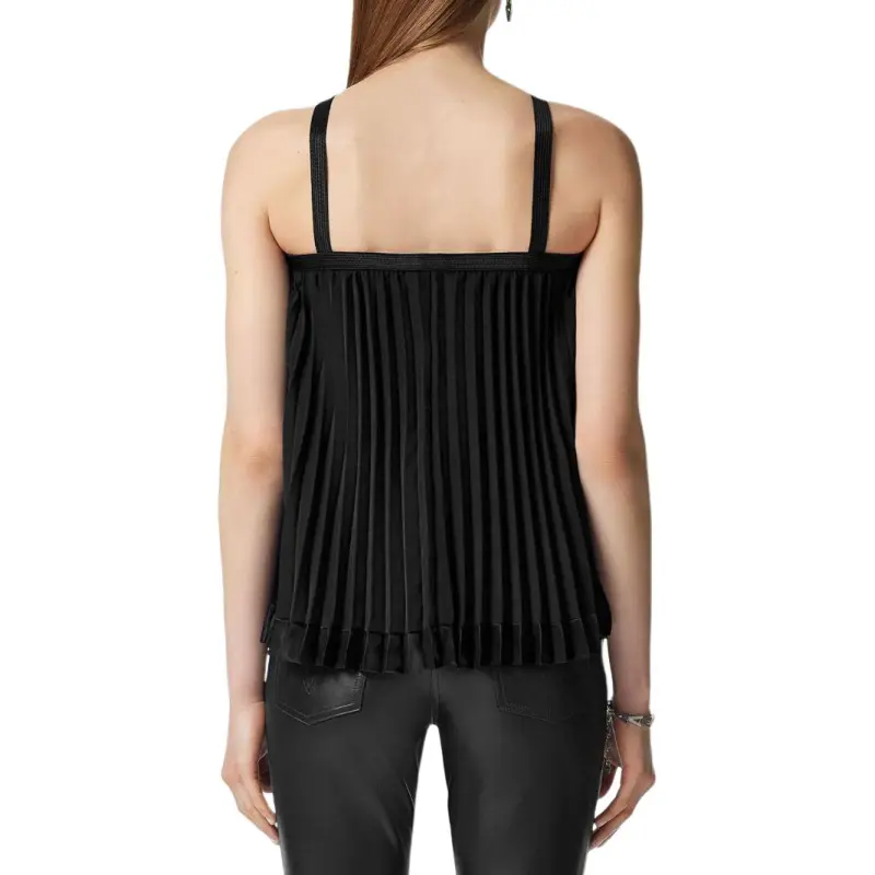 VERSACE Halterneck Pleated Top-3