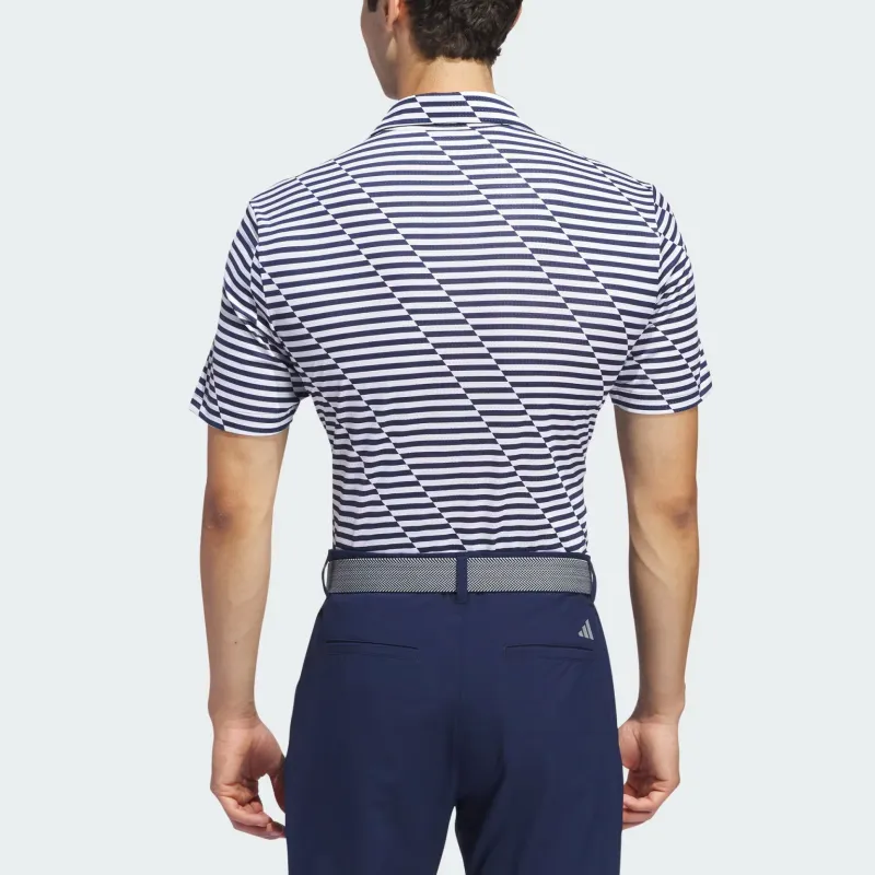 Adidas Ultimate365 Mesh Print Polo Shirt Polo Shirt Men's Blue-3