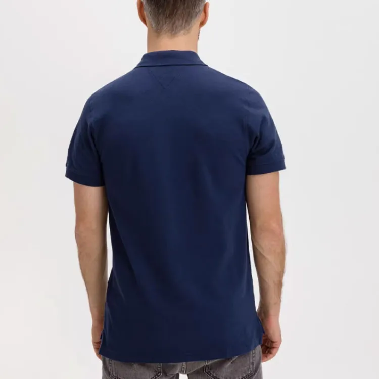 Tommy Hilfiger Polo Shirt Men's Navy Blue-5
