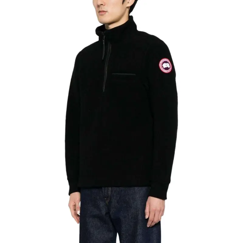 Canada Goose Lawson Logo print Fleece Sweatshirt-4