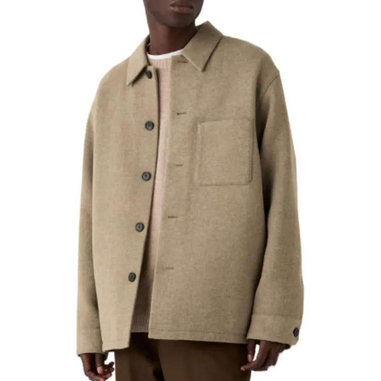 UNIQLO Jackets Coats Unisex Dark Beige-3